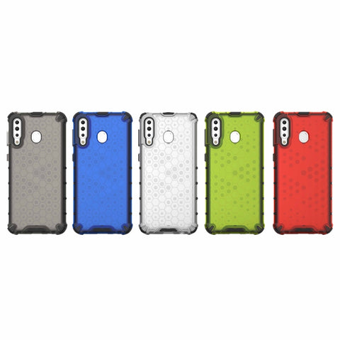 Custodia antiurto per PC + TPU a nido d'ape per Galaxy M30, For Galaxy M30 1, For Galaxy M30, For Galaxy M30 2