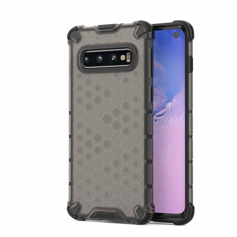 Custodia antiurto per PC + TPU a nido d'ape per Galaxy S10, For Galaxy S10
