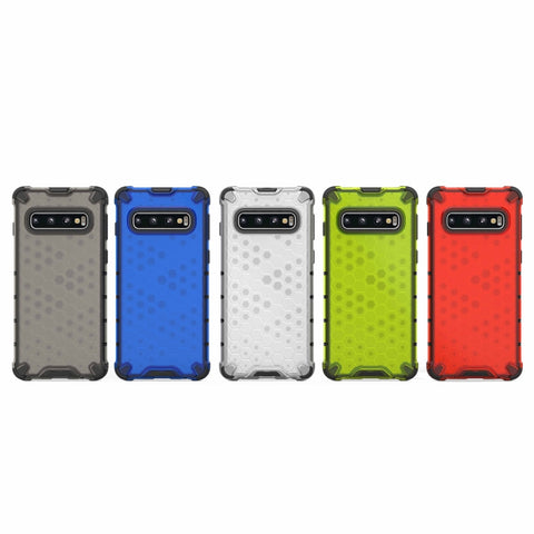 Custodia antiurto per PC + TPU a nido d'ape per Galaxy S10, For Galaxy S10