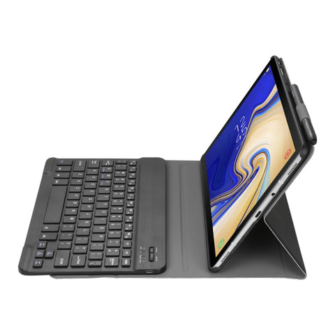A720 Bluetooth 3.0 Custodia per tablet in pelle con tastiera Bluetooth ultrasottile staccabile + Custodia per tablet in pelle per Samsung Galaxy Tab S5e T720, con slot per penna e supporto