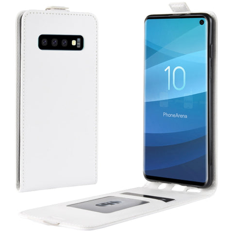 Custodia in pelle TPU con chiusura verticale stile business per Galaxy S10, con slot per schede, Per Galaxy S10, Per Samsung Galaxy S10