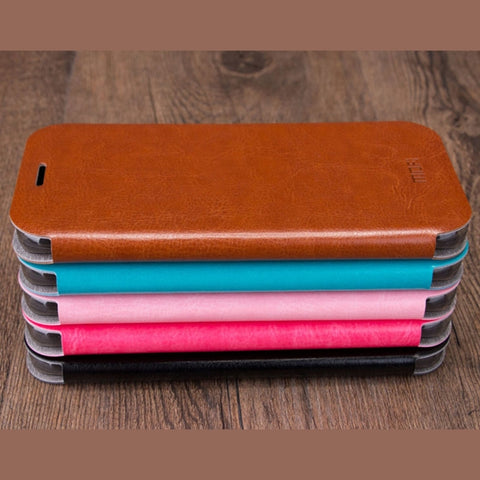 MOFI per Galaxy S7 / G930 Custodia in pelle con vibrazione orizzontale Crazy Horse Texture con supporto