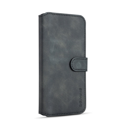 DG.MING Garde un livre rétro horizontal avec de l'huile pour Galaxy A10, avec support, emplacement pour carte et portefeuille, Galaxy A10