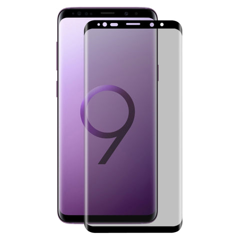 ENKAY Hat-Prince per Galaxy S9 0,26mm 9H Durezza superficiale 3D Privacy Antiriflesso Pellicola protettiva in vetro temperato a schermo intero, Galaxy S9