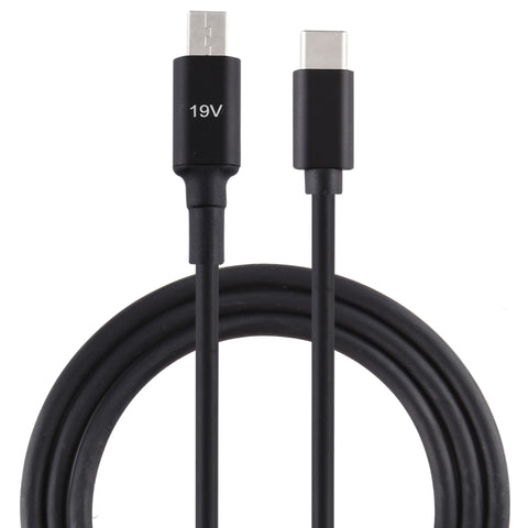 Pour ASUS X205T Câble d'alimentation pour ordinateur portable maschio d'interface d'alimentation de 19 V vers USB-C/Type-C, longueur de câble: 1,5 m, Pour ASUS X205T Interface d'alimentation vers USB-C / Type-C Mâle