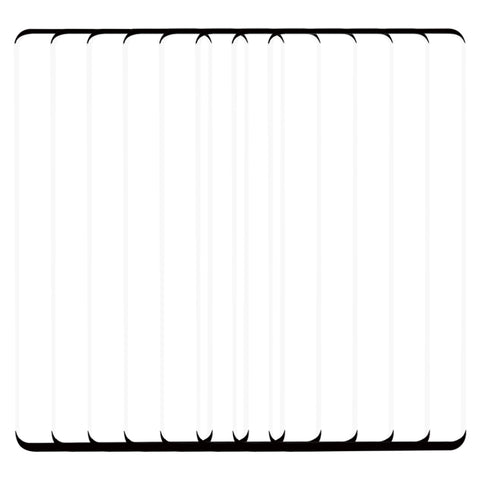 Pellicola in vetro temperato cristallo con schermo curvo premium da 25 pezzi 9H 2.5D per Galaxy S10, versione ridotta, For Galaxy S10, Lessen Version (25 PCS)