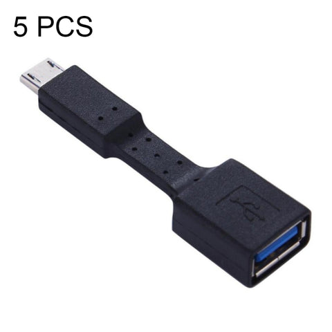 Adattatore OTG da micro USB maschio a USB 3.0 femmina da 5 pezzi, Micro USB to USB 3.0