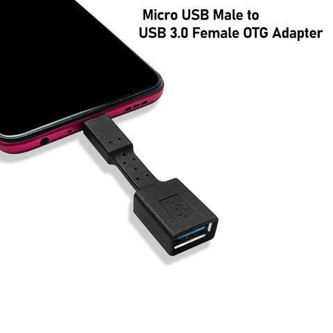 Adattatore OTG da micro USB maschio a USB 3.0 femmina da 5 pezzi, Micro USB to USB 3.0