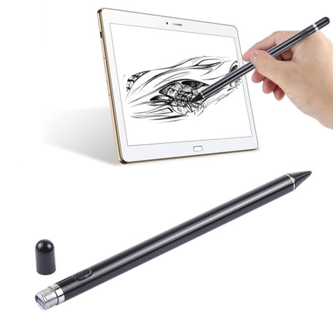 Penna stilo per touch screen capacitivo ricaricabile universale lunga con pennino in metallo superfine da 2,3 mm per iPhone, iPad, Samsung e altri smartphone o tablet PC con touch screen capacitivo