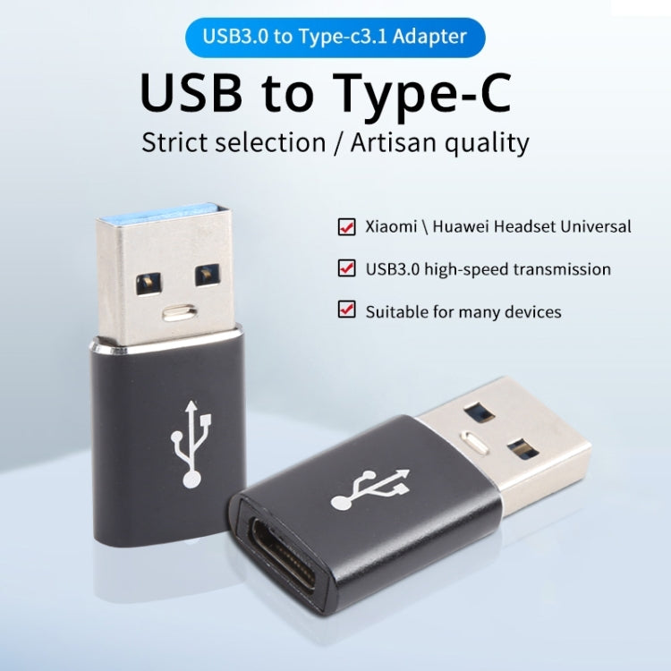 USB-C to USB 3.0 Aluminum Adapter - 3 Pack for Charging &