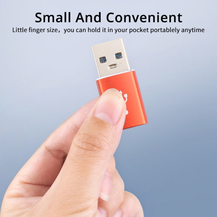 USB-C to USB 3.0 Aluminum Adapter - 3 Pack for Charging &
