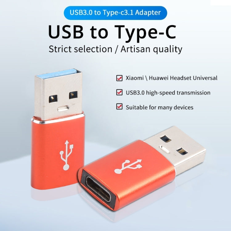 USB-C to USB 3.0 Aluminum Adapter - 3 Pack for Charging &