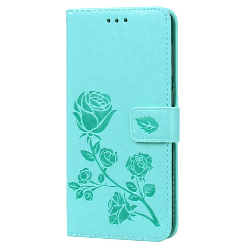 Custodia in pelle PU con chiusura orizzontale in rilievo rosa per Galaxy A50, con supporto, slot per carte e portafoglio, For Samsung Galaxy A50