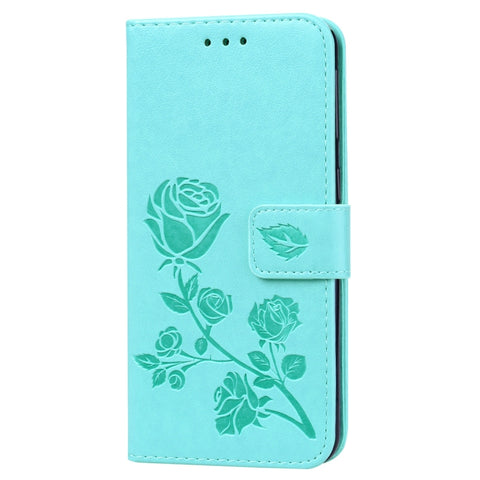 Custodia in pelle PU con chiusura orizzontale in rilievo rosa per Galaxy A40, con supporto, slot per carte e portafoglio, For Samsung Galaxy A40
