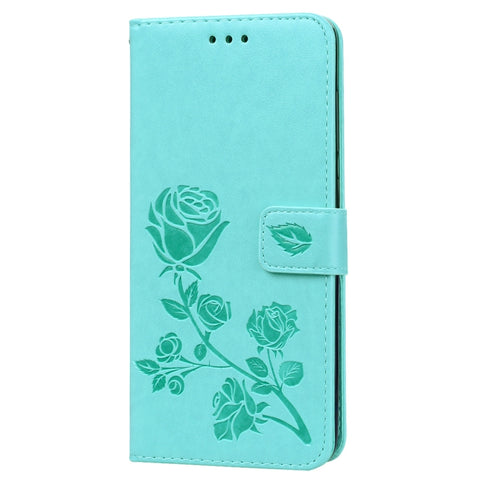 Custodia in pelle PU con chiusura orizzontale in rilievo rosa per Galaxy A70, con supporto, slot per carte e portafoglio, For Samsung Galaxy A70