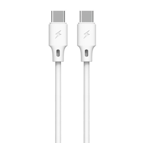 Cavo dati di ricarica a piena velocità WK WDC-106 3A da tipo C / da USB-C a tipo C / USB-C, lunghezza: 1 m