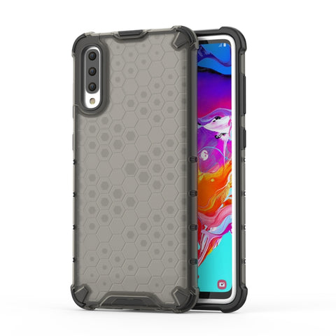 Custodia antiurto per PC + TPU a nido d'ape per Galaxy A70, For Galaxy A70