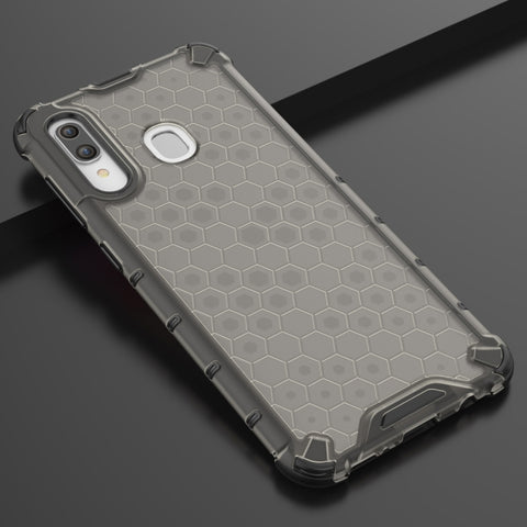 Custodia antiurto per PC + TPU a nido d'ape per Galaxy A30, For Galaxy A30