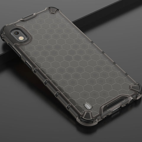 Custodia antiurto per PC + TPU a nido d'ape per Galaxy A10, For Galaxy A10