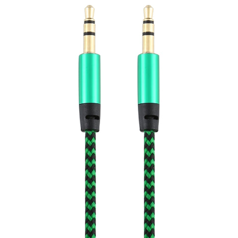 Cavo audio intrecciato in nylon maschio-maschio da 3,5 mm K10 da 3 pezzi, lunghezza: 1 m