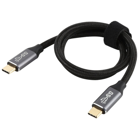 Cavo di ricarica dati per trasmissione dati da USB-C/Type-C maschio a USB-C/Type-C maschio, lunghezza cavo: 0,5 m, 0.5m
