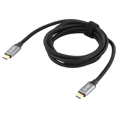 Cavo di ricarica dati per trasmissione dati da USB-C/Type-C maschio a USB-C/Type-C maschio, lunghezza cavo: 1,5 m, 1.5m