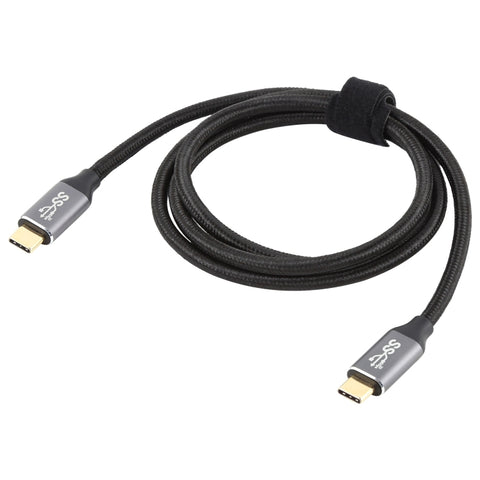 Cavo di ricarica dati per trasmissione dati da USB-C/Type-C maschio a USB-C/Type-C maschio, lunghezza cavo: 1 m, 1m
