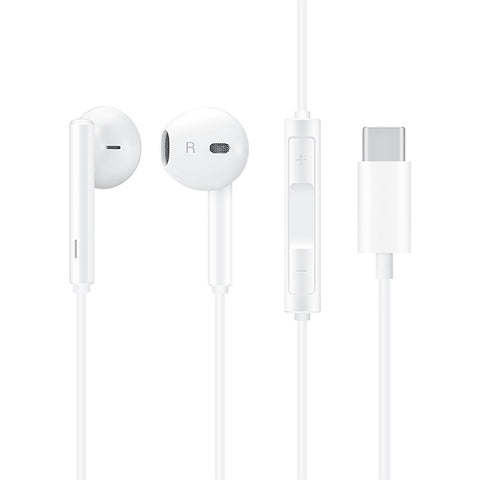 Auricolare cablato in-ear originale Honor AM33 USB-C / Type-C classico con riduzione del rumore, supporto per controllo via cavo e chiamata