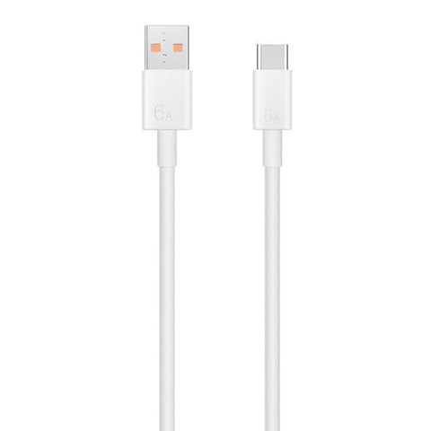 Cavo di ricarica e trasmissione dati con interfaccia USB-C / Type-C originale Honor AC790 6A, lunghezza cavo: 1 m