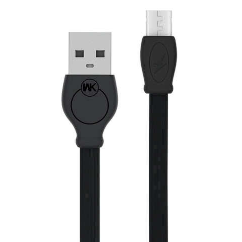 Cavo dati di ricarica rapida micro USB WK WDC-023m 2,4 A, lunghezza: 3 m, Micro