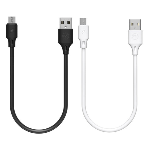 Cavo dati di ricarica Micro USB Full Speed Pro WK WDC-105m 2.4A, lunghezza: 25 cm, Micro