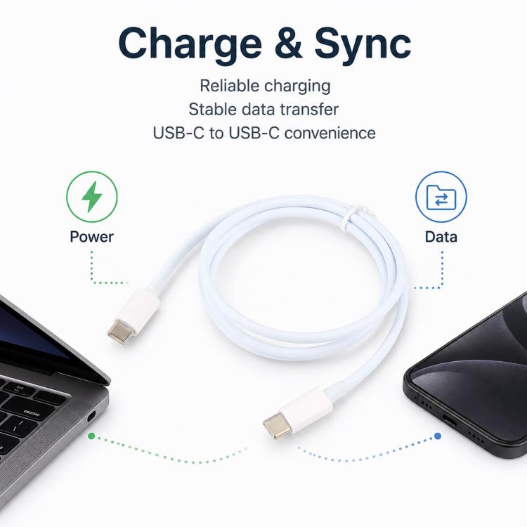 100W Type-C Fast Charging Cable for iPhone 16/15/17 Pro Max
