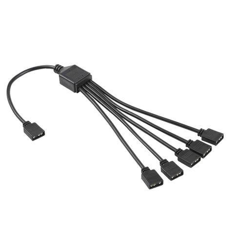 Cavo prolunga di raffreddamento PC AURA RGB à 3 broches 5 V de 1 à 5 pour Asus, 1 à 5
