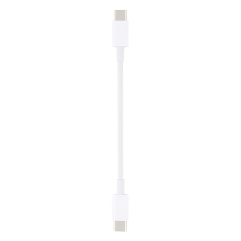 Cavo dati USB-C/Type-C a USB-C/Type-C PD per ricarica rapida e sincronizzazione, lunghezza cavo: 14 cm, 14cm Type-C to Type-C White