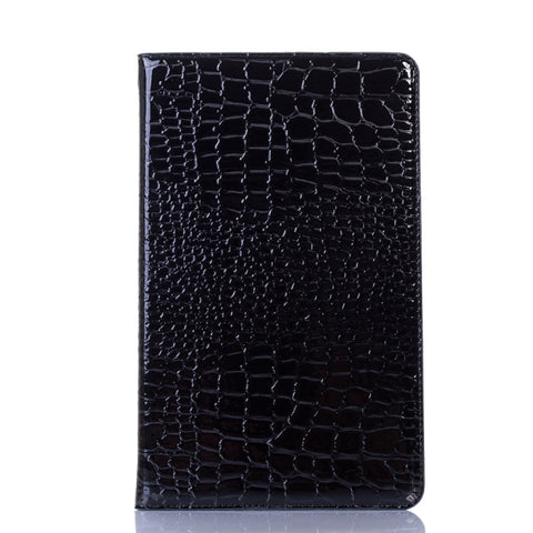 Étui en cuir avec structure orizzontale avec texture crocodile pour Galaxy Tab A 10.1 (2019) T510 / T515, avec support, emplacement pour carte et portafoglio, pour Galaxy Tab A 10.1 (2019)