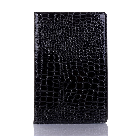 Étui en cuir avec structure orizzontale avec texture crocodile pour Galaxy Tab S5e 10.5 T720 / T725, avec support, emplacement pour carte et portafoglio, pour Galaxy Tab S5e