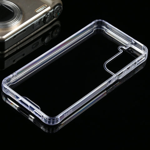 Pour Samsung Galaxy S21 FE Housse de protection en TPU trasparente antiurto a quattro angoli + PC, pour Samsung Galaxy S21 FE