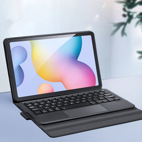 Per Samsung Galaxy Tab S6 Lite DUX DUCIS tastiera Bluetooth staccabile custodia per tablet in pelle ultrasottile con flip orizzontale con touchpad e funzione Smart Sleep e supporto, For Samsung Galaxy Tab S6 Lite