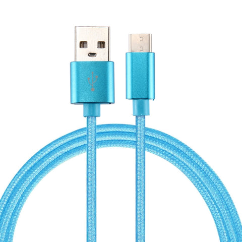 Cavo di ricarica per sincronizzazione dati da USB a USB-C/Type-C Knit Texture, lunghezza cavo: 3 m, uscita totale 3 A, trasferimento dati 2 A