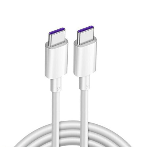 Cavo dati di ricarica rapida originale Huawei CP43 5A da USB-C / Type-C a USB-C / Type-C, lunghezza cavo: 1 m