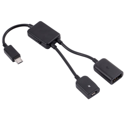 Cavo adattatore OTG Micro USB da 1 a 2