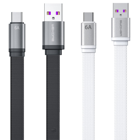 Cavo di ricarica rapida WK WDC-156a 6A Type-C / USB-C, lunghezza: 1,5 m, Type-C