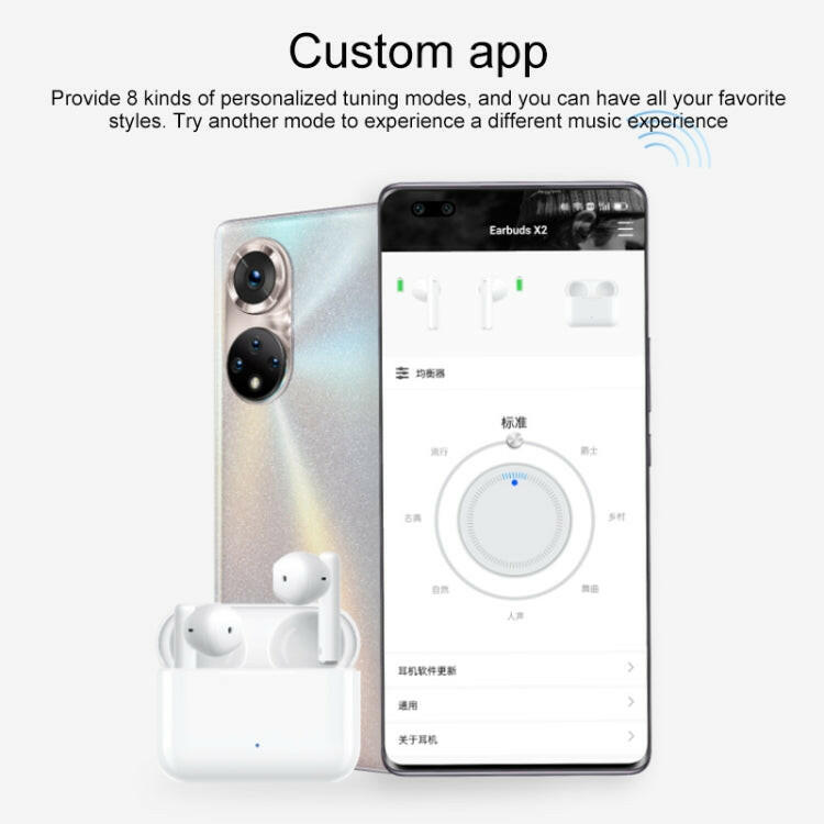 auricolare-bluetooth-true-wireless-originale-honor-earbuds-x2-bianco-islanda-earbuds-x2 - immagine 4