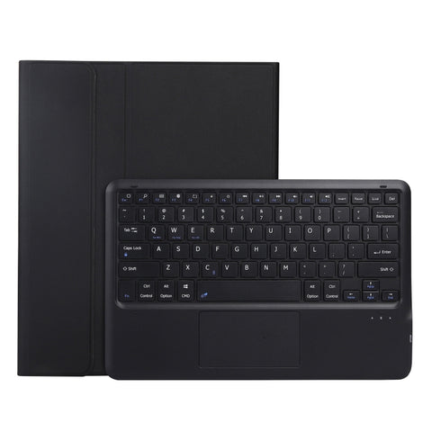 A970-A Custodia tablet in pelle con tastiera Bluetooth separabile per Samsung Galaxy Tab S7 / S7 FE T730 / S7+ T970 / T975, con touchpad e supporto