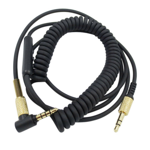 Cavité pour auriculaires masque-masque de 3,5 mm avec fil de tramite contrôlé pour auriculaires Marshall, longueur de cavité: 1,25 m-1,8 m, version d'appel contrôlée par fil