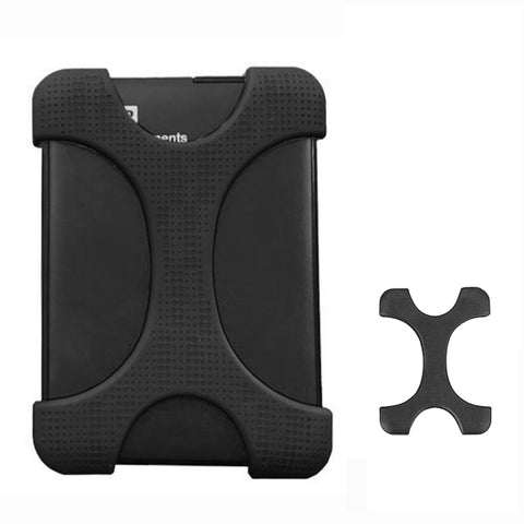 Étui en silicone pour disque dur type X de 2,5 pouces pour WD / SEAGATE / Toshiba, sans foro