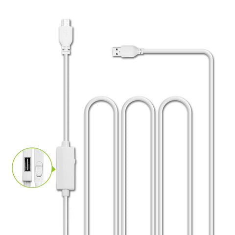 OTG-Y-03 Cavo dati di ricarica USB 2.0 maschio a Micro USB maschio + USB femmina OTG per telefoni/tablet Android con funzione OTG, con interruttore, lunghezza: 1,1 m, with Switch Length: 1.1m
