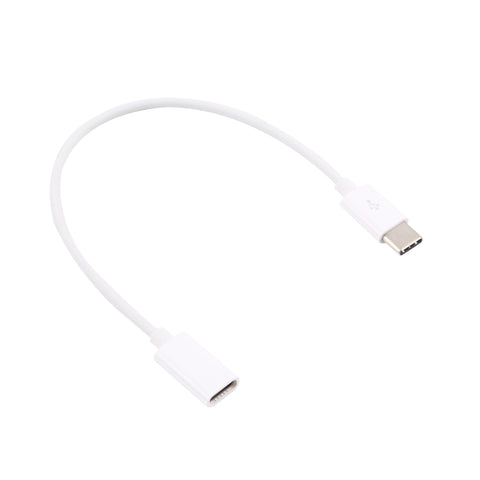 Cavo prolungato da USB-C / Type-C maschio a Type-C femmina, lunghezza: 20 cm, 20cm