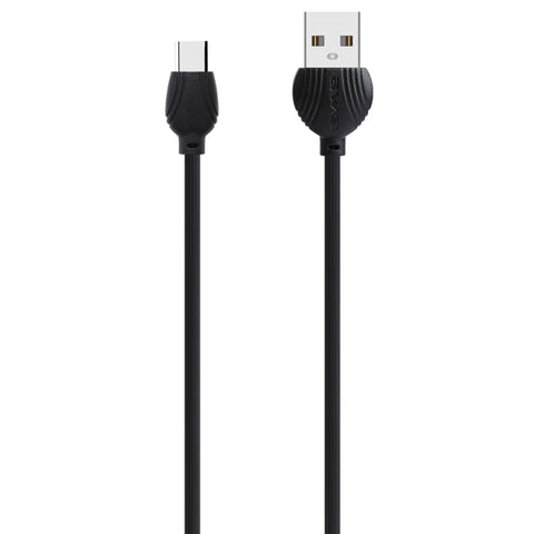 awei CL-62 2 in 1 2,5 A USB-C / Type-C Ricarica + Trasmissione Cavo dati a inserimento fronte-retro in lega di alluminio, Lunghezza: 1 m