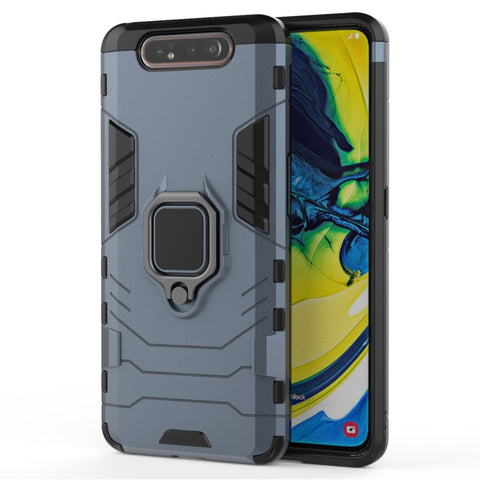 Étui de protection antiurto PC + TPU pour Galaxy A80 / A90, avec support à anneau magnétique, pour Galaxy A80 / A90